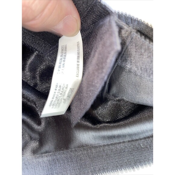 Bali Full Support Women’s Lace Rim Bra Size 40B Black Comfort M Frame Cup NWT - Picture 8 of 12